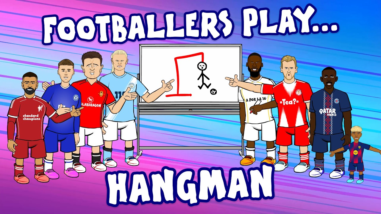 FOOTBALLERS PLAY... HANGMAN😂 Premier League vs Europe!