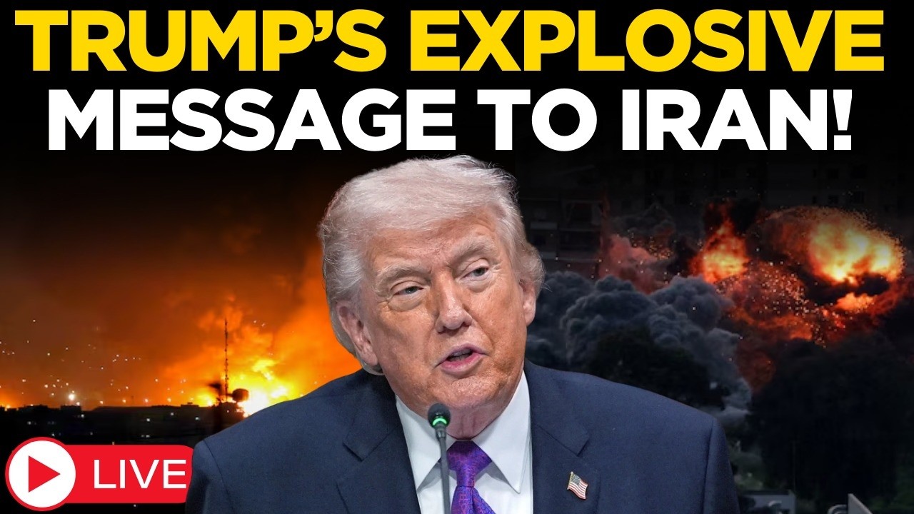 Trump LIVE: Trump Says Iran Will Be Hit Very Hard Tonight? | US-Iran War LIVE | Trump | Iran-Israel