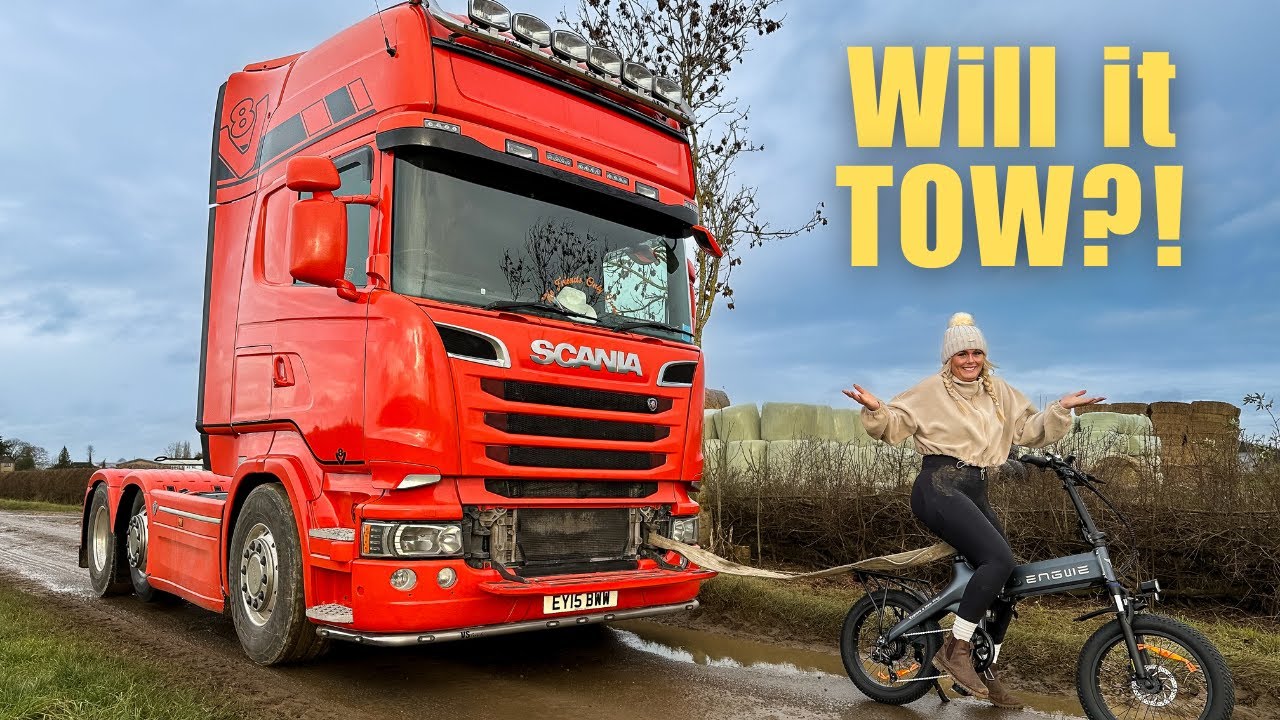 TESTING MY NEW E BIKE! - RIDING THROUGH THE SERVICES - TOW TEST?!