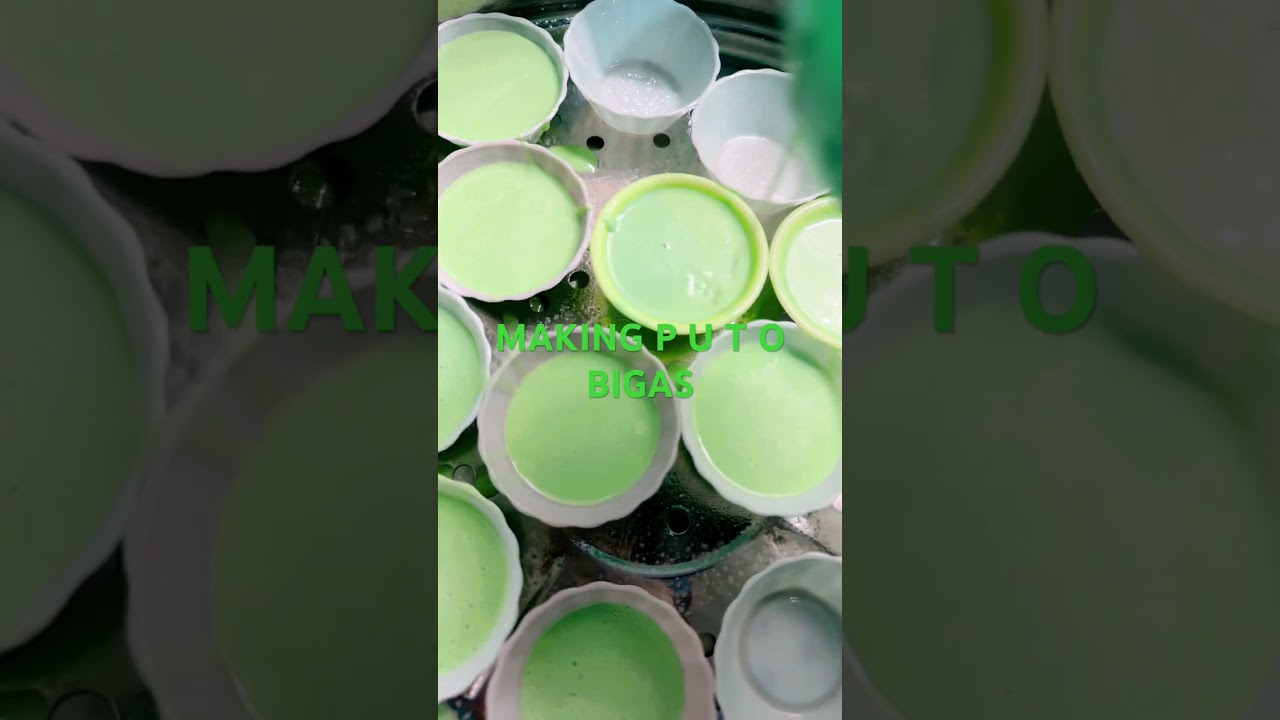 Making steam rice cake / muffin