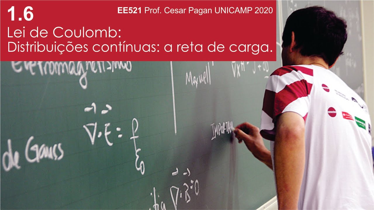 1.6: Segmento de reta com densidade de carga constante.