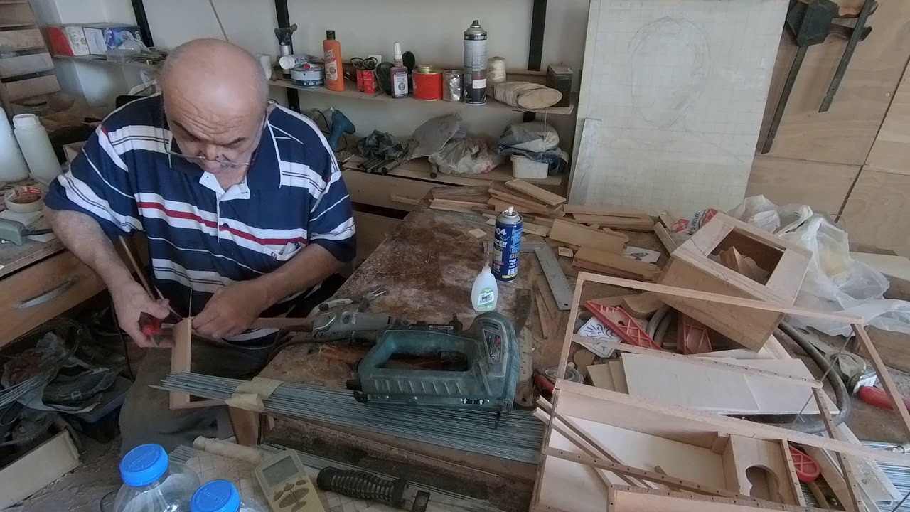 22 Ağustos 2019 Ahşap Kafes Yapımı 2.Bölüm