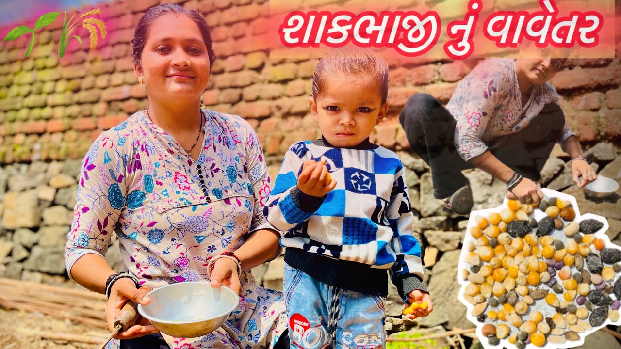 ઘરે શાકભાજી નું વાવેતર કર્યું 🌱||seeds deshivlog viralvideo ||printalajjuvlog