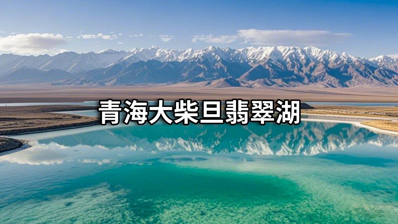 上帝视角的大柴旦翡翠湖，都说这里像马尔代夫，简直太美了！【行走世界的北京老刘】