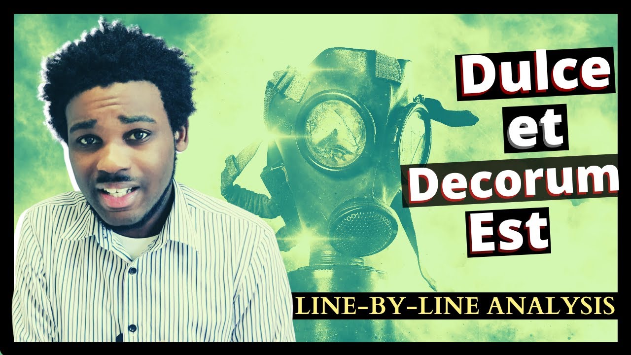 Dulce et Decorum Est || CSEC ENGLISH B POETRY LESSON