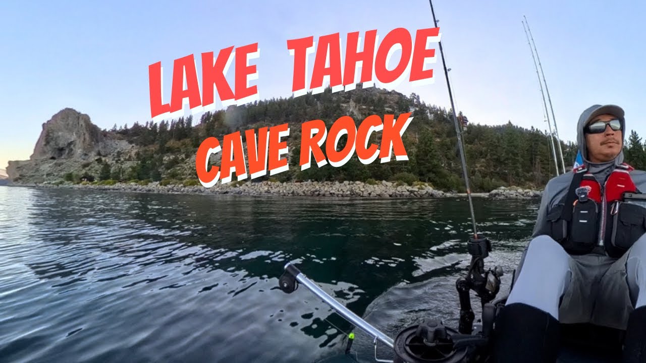 Lake Tahoe Cave Rock kayak fishing ￼