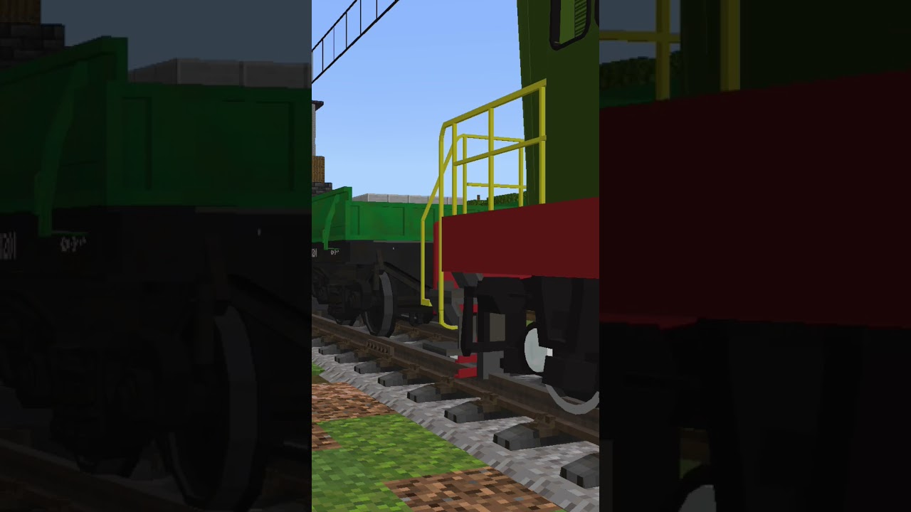 Чмэ3-3292 на сервере RailBE в майкрафт бедрок #чмэ3 #майкрафт #ржд #железнаядорога