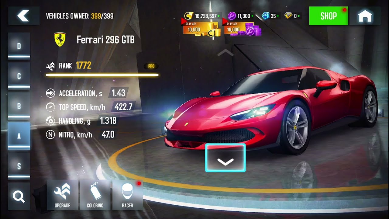 ALL CARS IN ASPHALT 8 - 2025-4-20