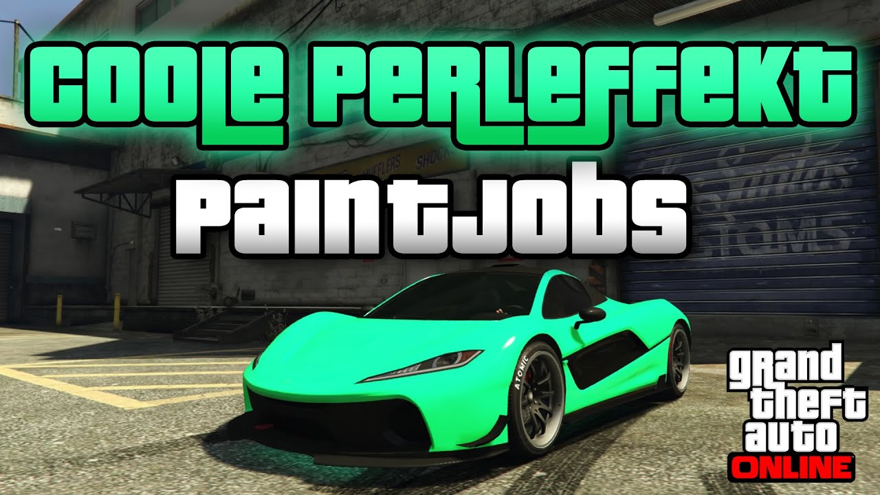 GTA 5 Online | 4 COOLE PERLEFFEKT PAINT JOBS | RARE PAINTJOBS | Froggy, Sweet Orange, Joker | IDzock