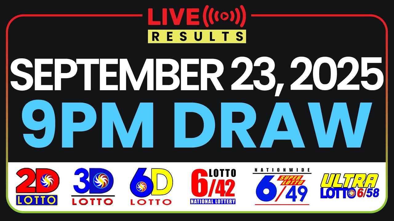 9PM PCSO LOTTO RESULTS TODAY SEPTEMBER 23, 2025 | SWERTRES EZ2
