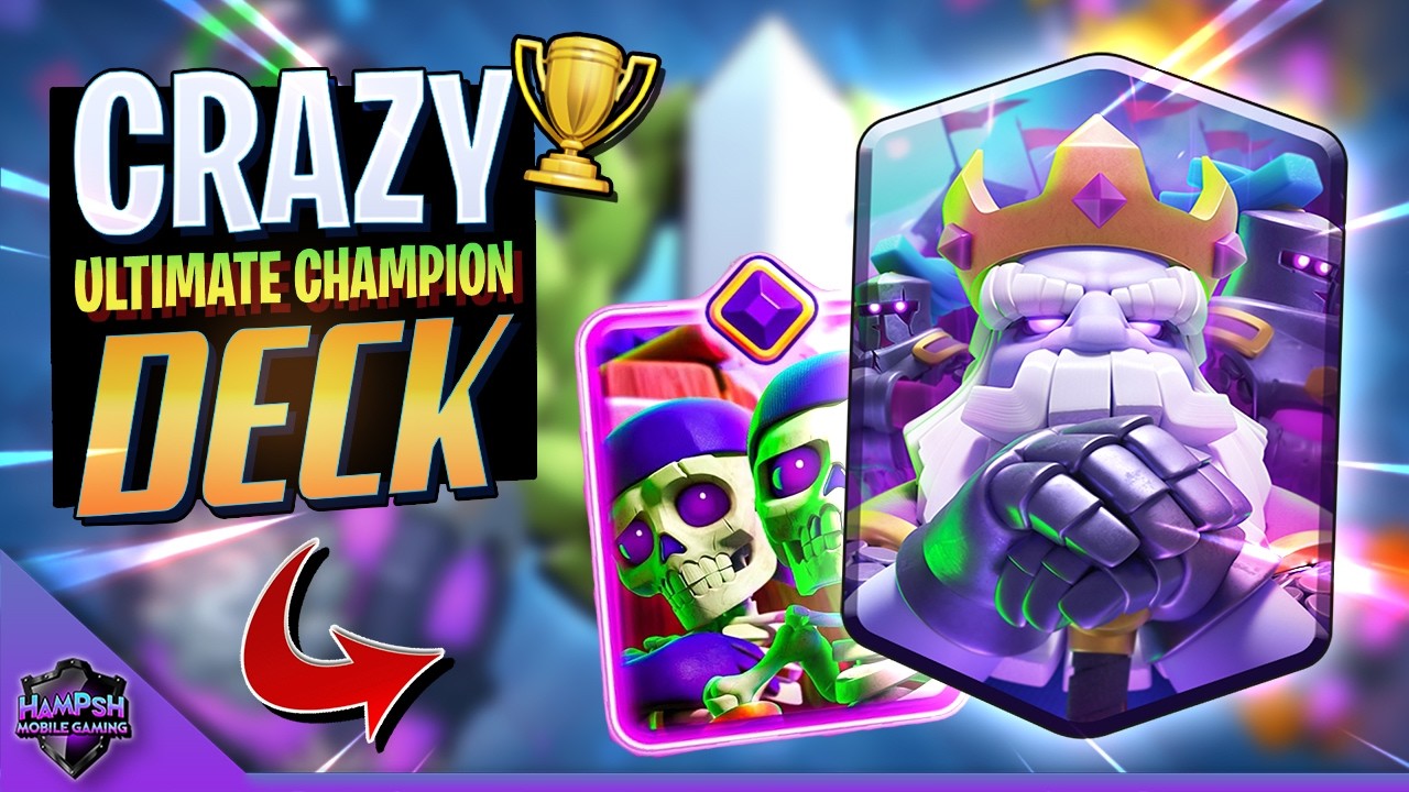 THIS Ultimate Champion Deck SHOULD NOT BE POSSIBLE 🏆 3 Musketeers Cycle in Clash Royale