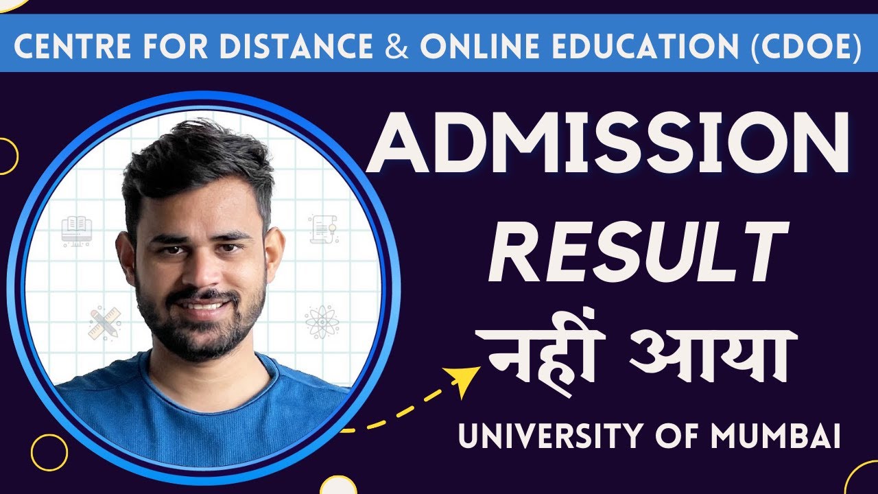 Online Admission for 2024-25 Centre for Distance & Online Education (CDOE)