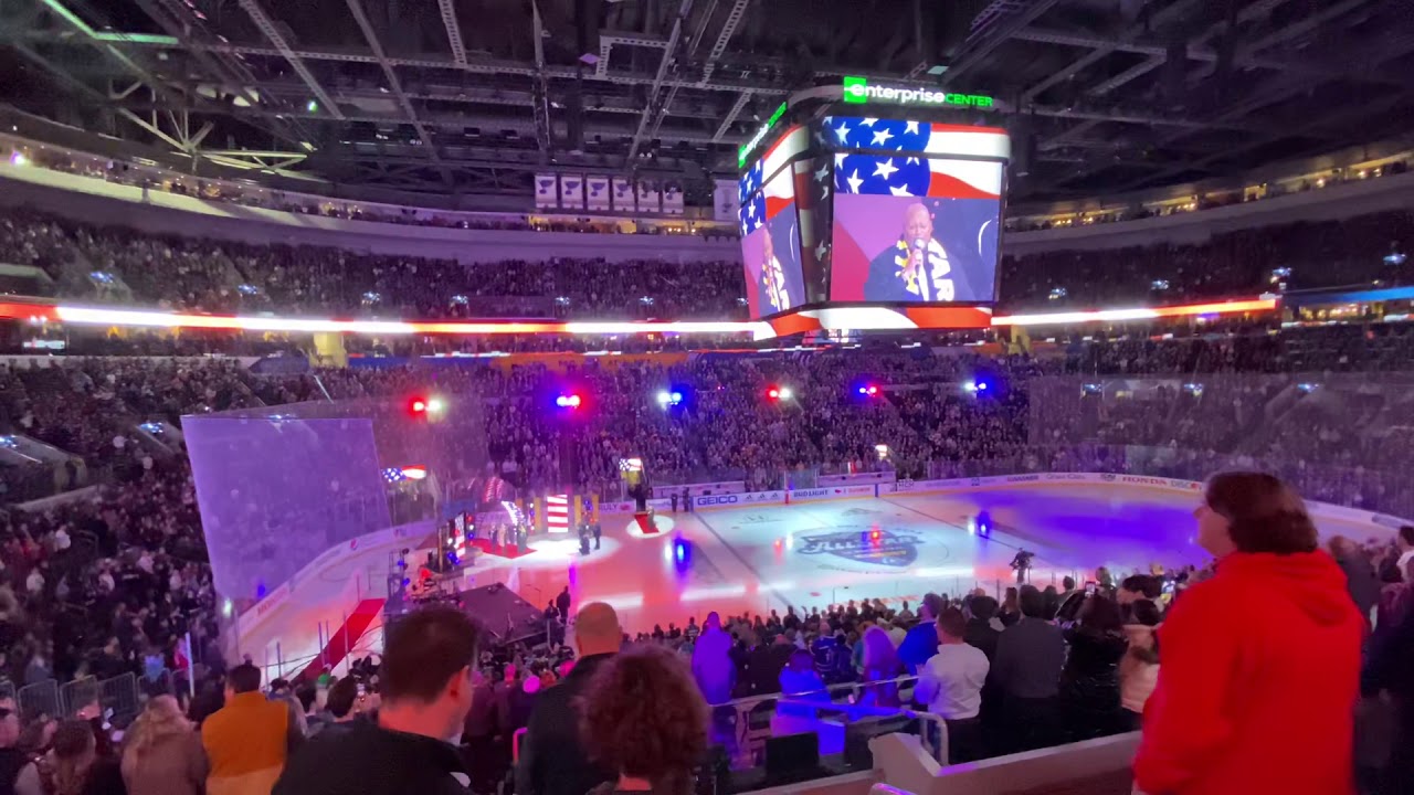 Charles Glenn 2020 NHL All Star National Anthem