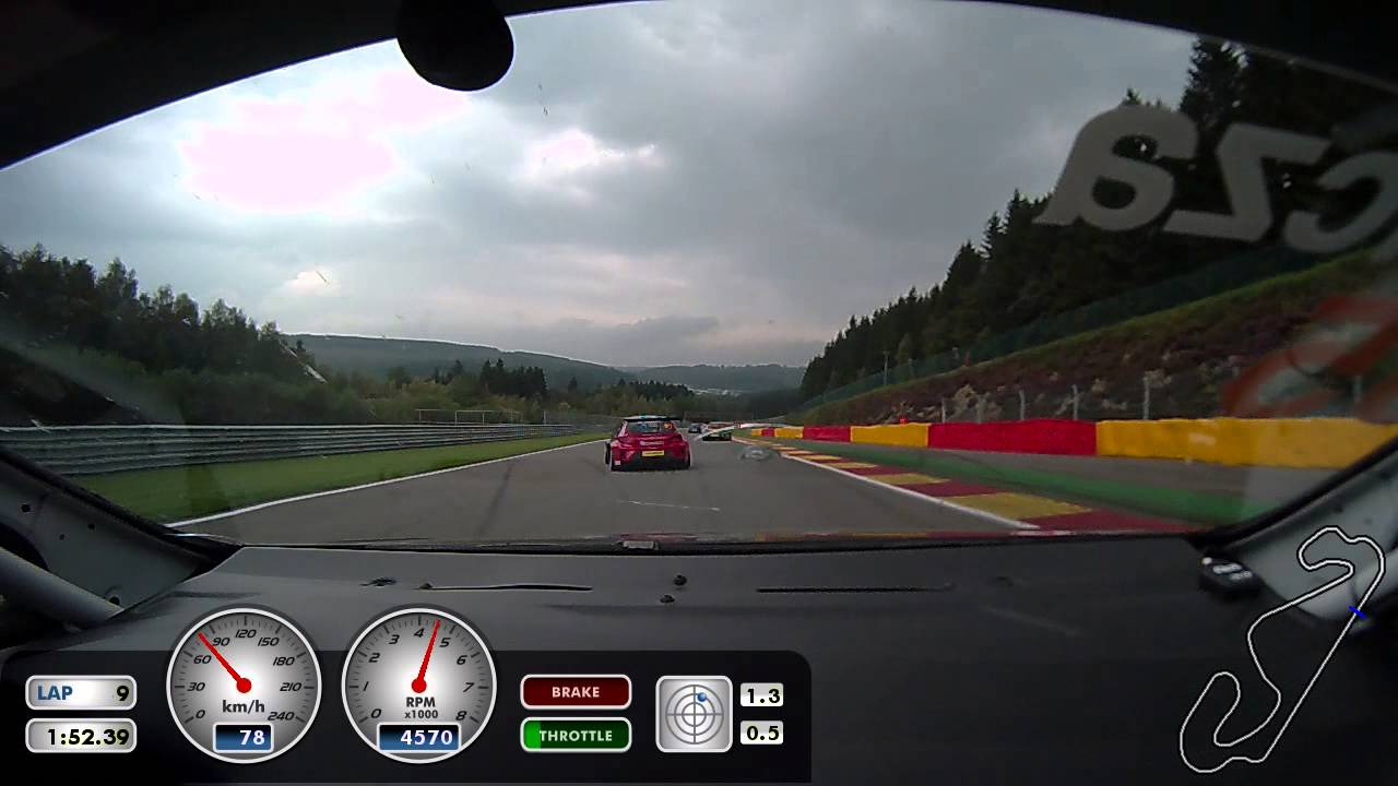 Ficza Ferenc 55# SEAT Leon Eurocup Spa-Francorchamps 2014 Race 1 OnBoard Zengő Junior Team
