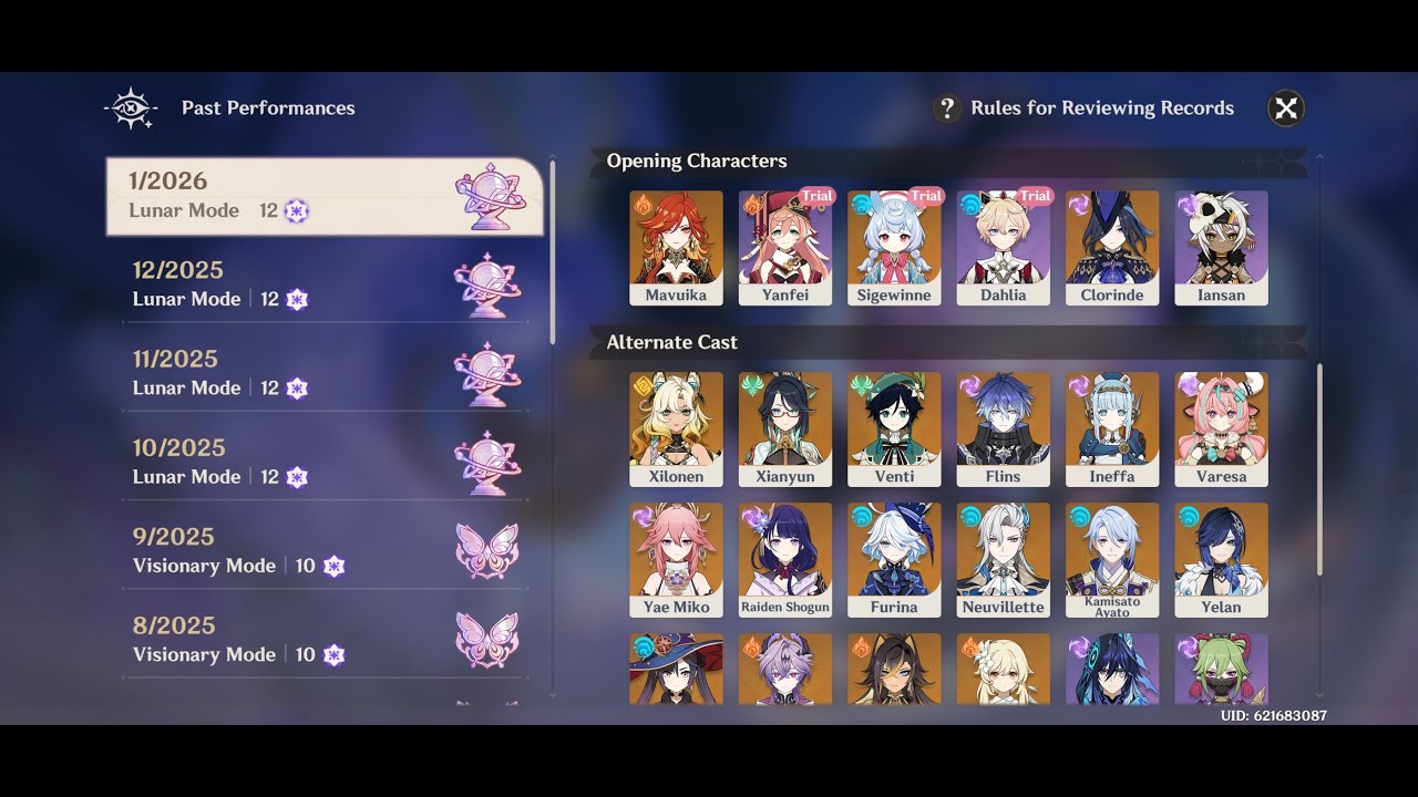Imaginarium Theater Luna III | Season 19 | Lunar Mode | Genshin Impact