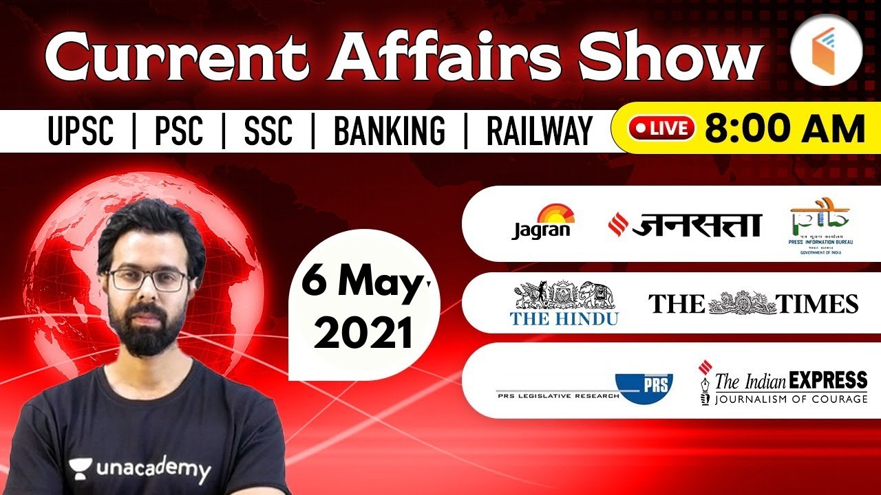 8:00 AM - 6 May 2021 Current Affairs | Daily Current Affairs 2021 by Bhunesh Sir | wifistudy