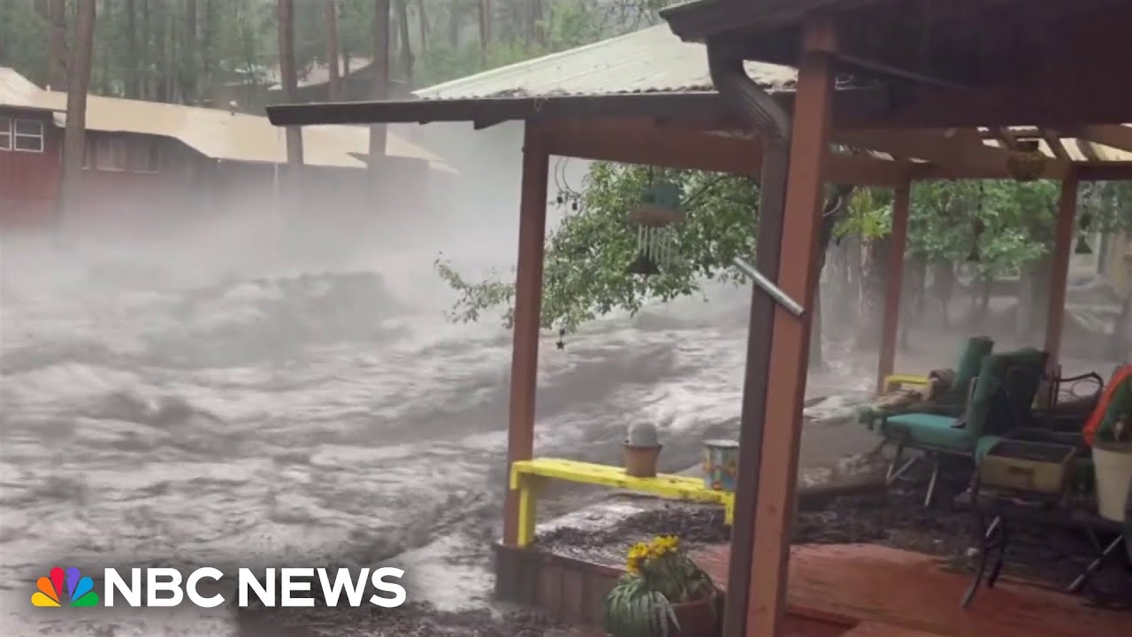 Videos show life-threatening flash flooding in New Mexico