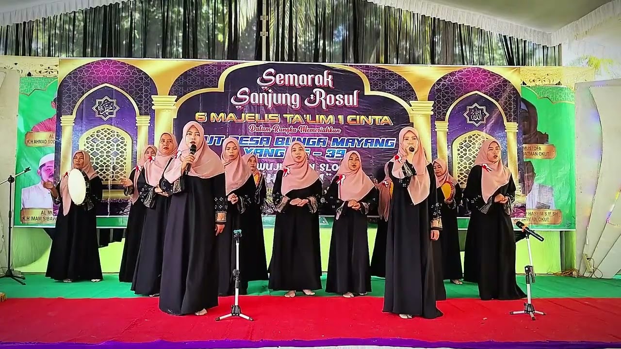 CIKAL BAKAL DESA BUNGA MAYANG MAJELIS TA'LIM AN NUR DALAM RANGKA HUT DESA BUNGA MAYANG KE 39