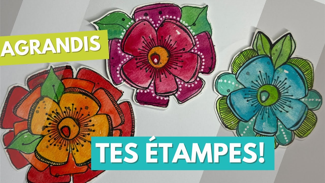Rentabilise tes étampes en les agrandissant ou en les rapetissant!
