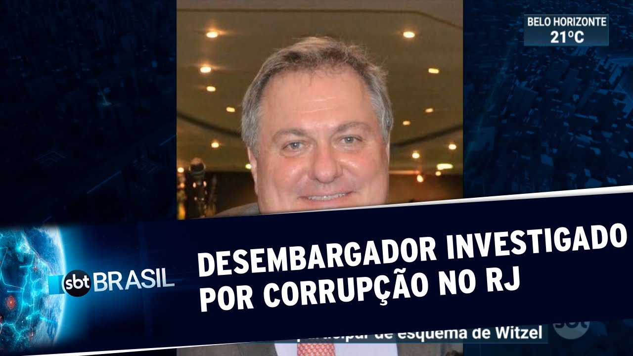 Desembargador &eacute; suspeito de envolvimento em esquema de corrup&ccedil;&atilde;o no RJ | SBT Brasil (29/08/20)