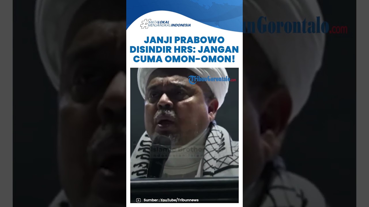 Reuni 212 Membara! Habib Rizieq Tagih Janji Prabowo Soal Korupsi & Mafia: Ayo Buktikan!