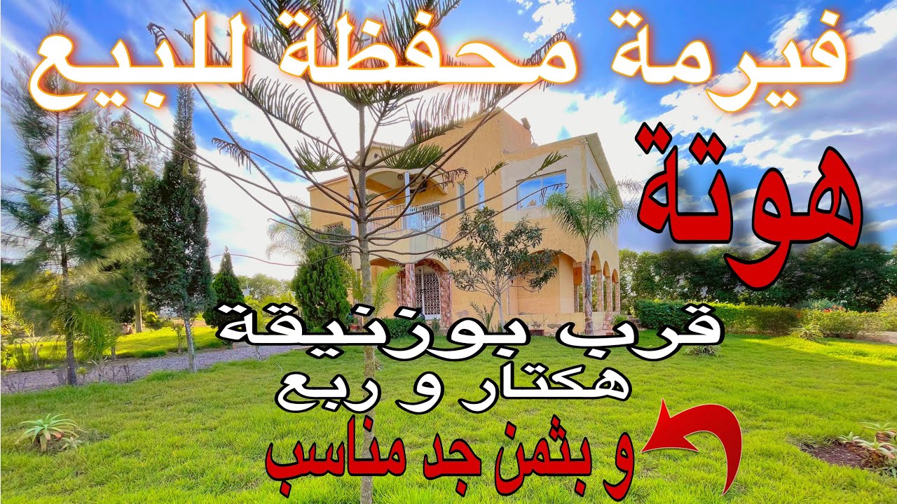 أحسن فيرمة محفظة ✨ للبيع بين بنسليمان و بوزنيقة للبيع 🔴0610491655📞