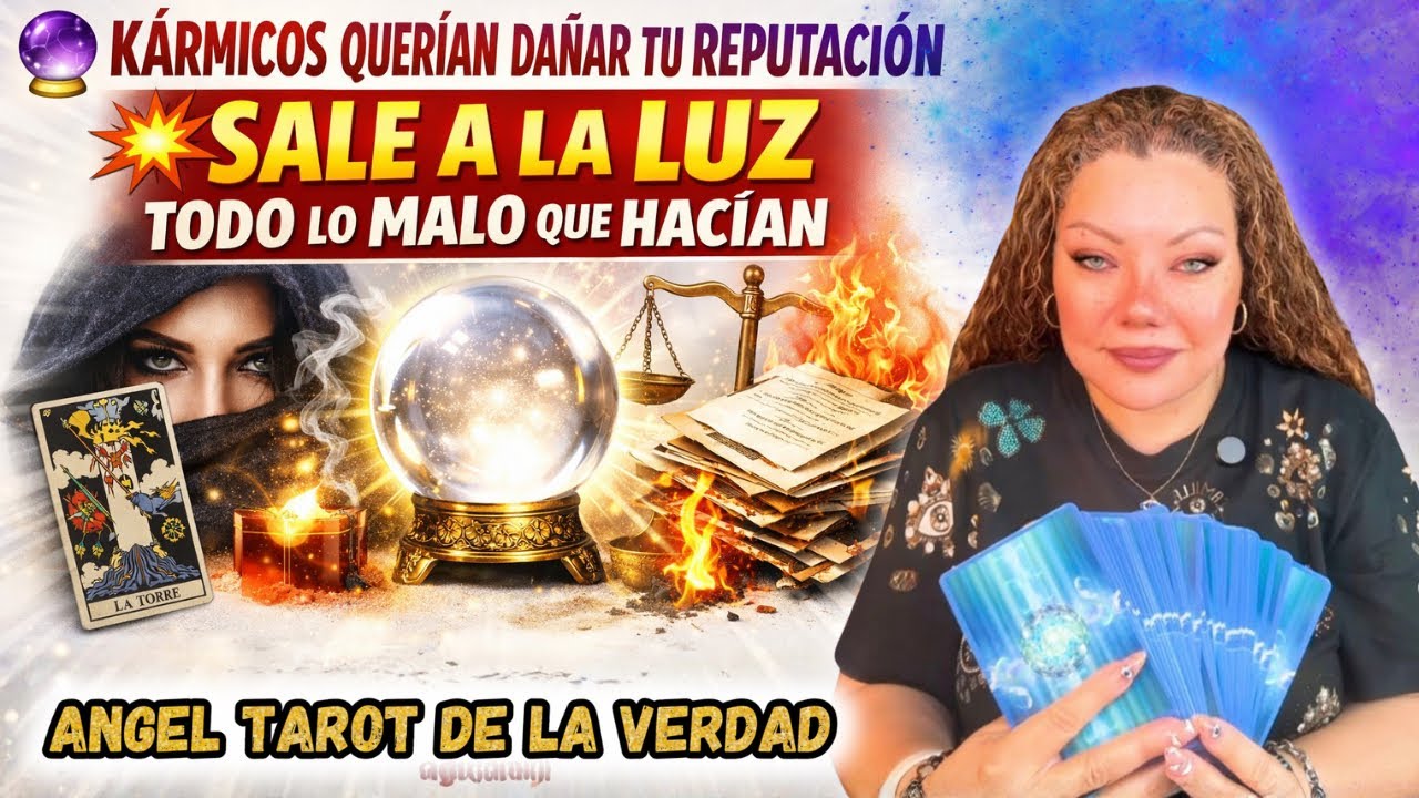 🔮KÁRMICOS QUERÍAN DAÑAR TU NOMBRE CON MENTIRAS y ENGAÑOS💥SE DESCUBRIRÁ TODO LO MALO QUE HACIERON🔮