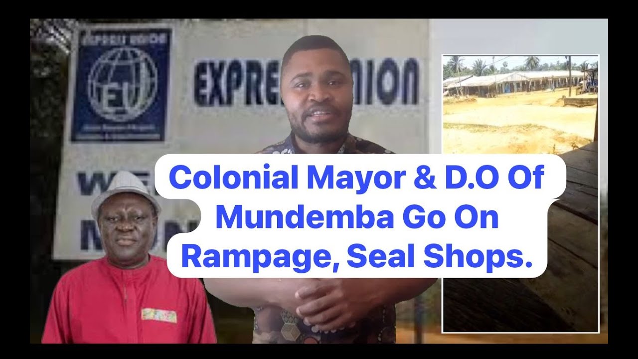 Colonial Mayor Sake & D.O Of Mundemba Seal Shops.