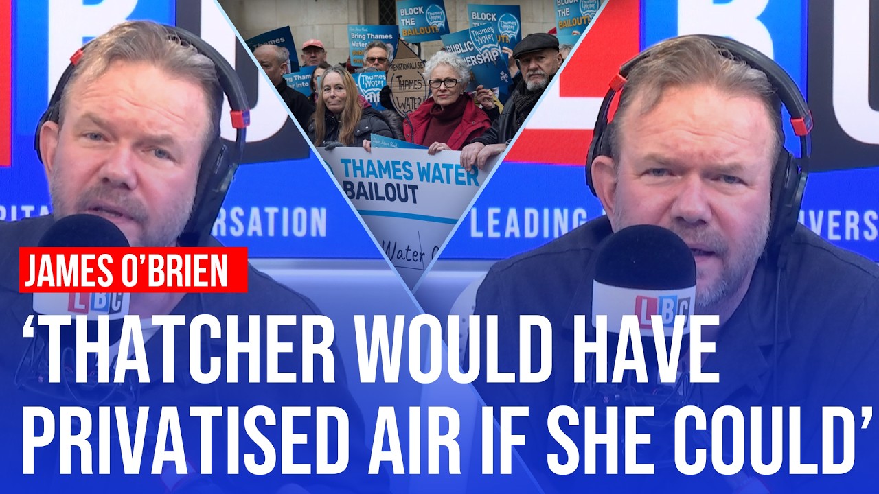 James O’Brien reacts to Thames Water's record-breaking fine | LBC