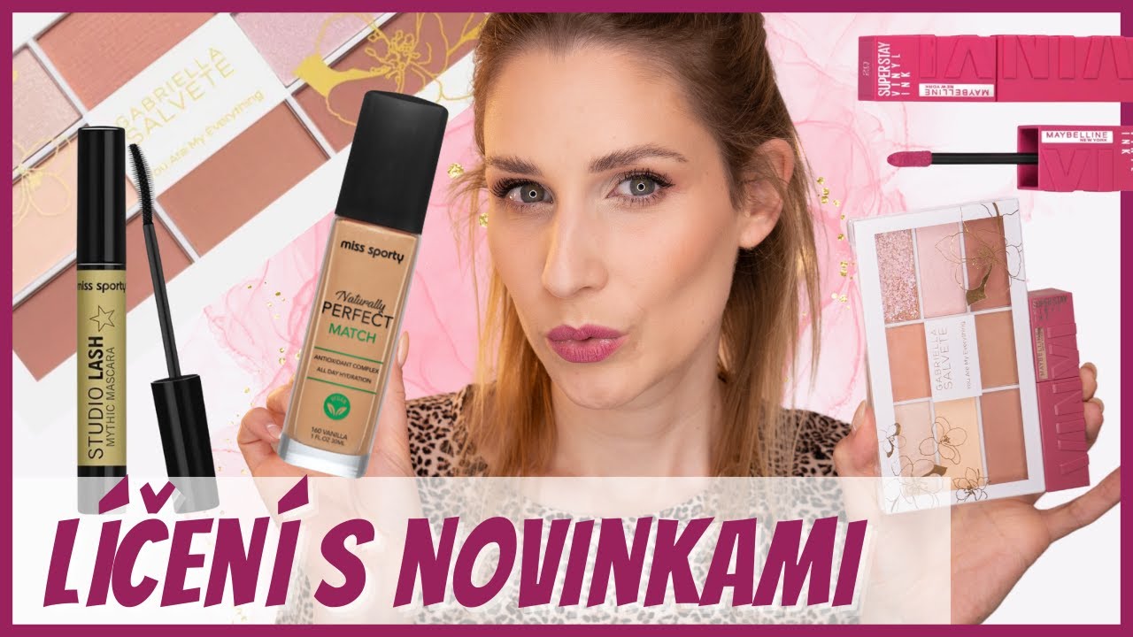 🌟JEDNODUCHÉ LÍČENÍ S DROGERKOU | NOVÁ PALETKA GABRIELLA SALVETE | MAKE-UP MISS SPORTY A DALŠÍ