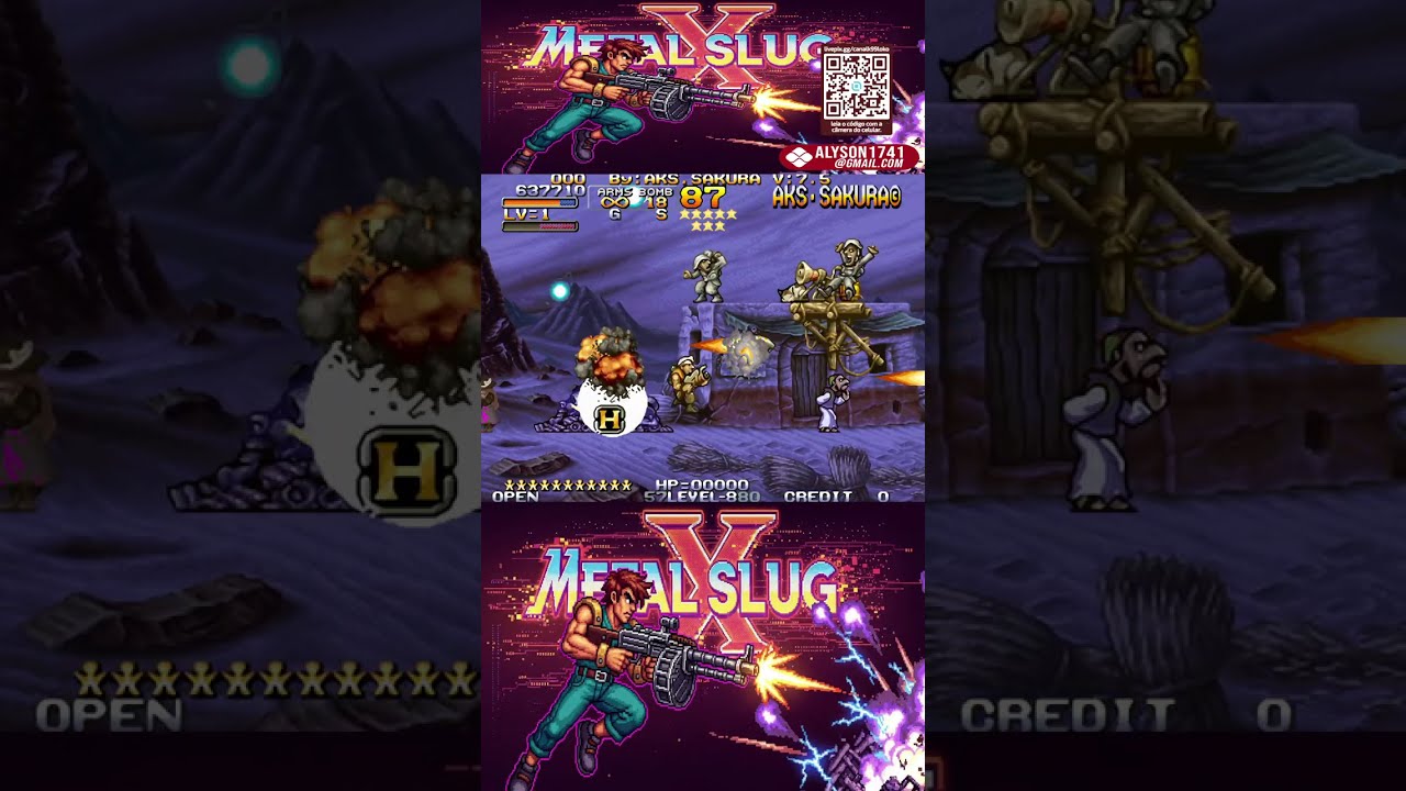 Metal Slug X Legend Unlimited Fire 7.5 Vamos Melhora #008  #shortslivestream #shorts