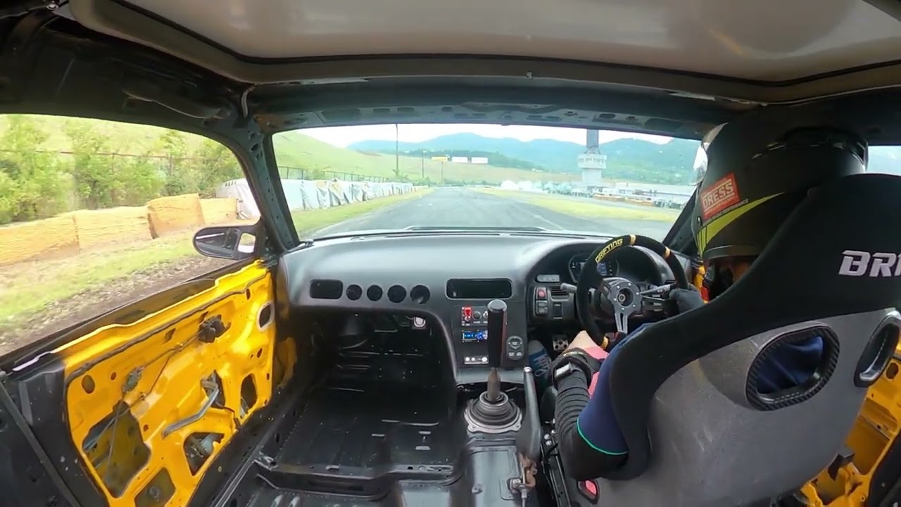 オートポリス　レイクサイド　180SX　シェイクダウンTEKE2　車載　 #drift  #ドリフト