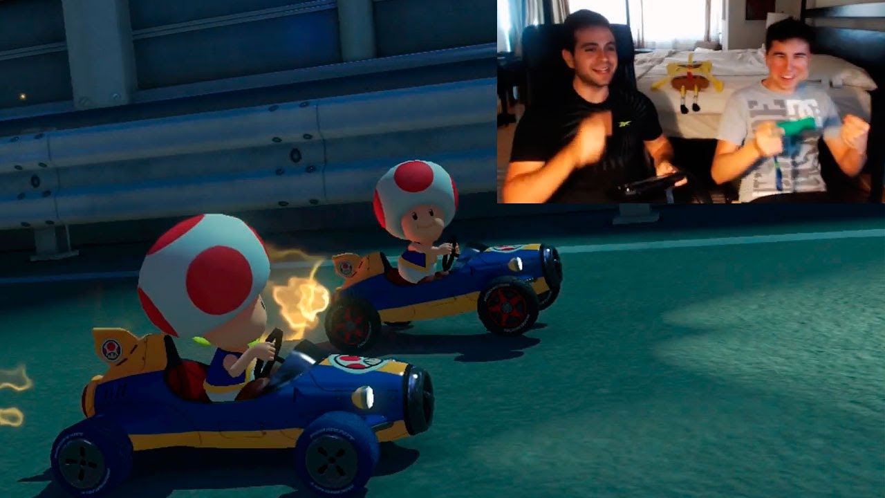 MARIO KART 8: VEGETTA VS WILLYREX | PELEA DE CHAMPIÑONES
