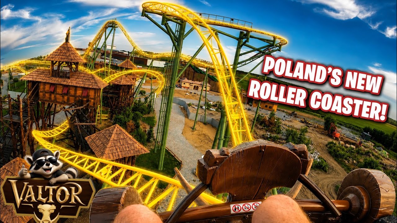 Poland&rsquo;s NEW Roller Coaster! 🇵🇱 | Valtor Front Row POV 4K