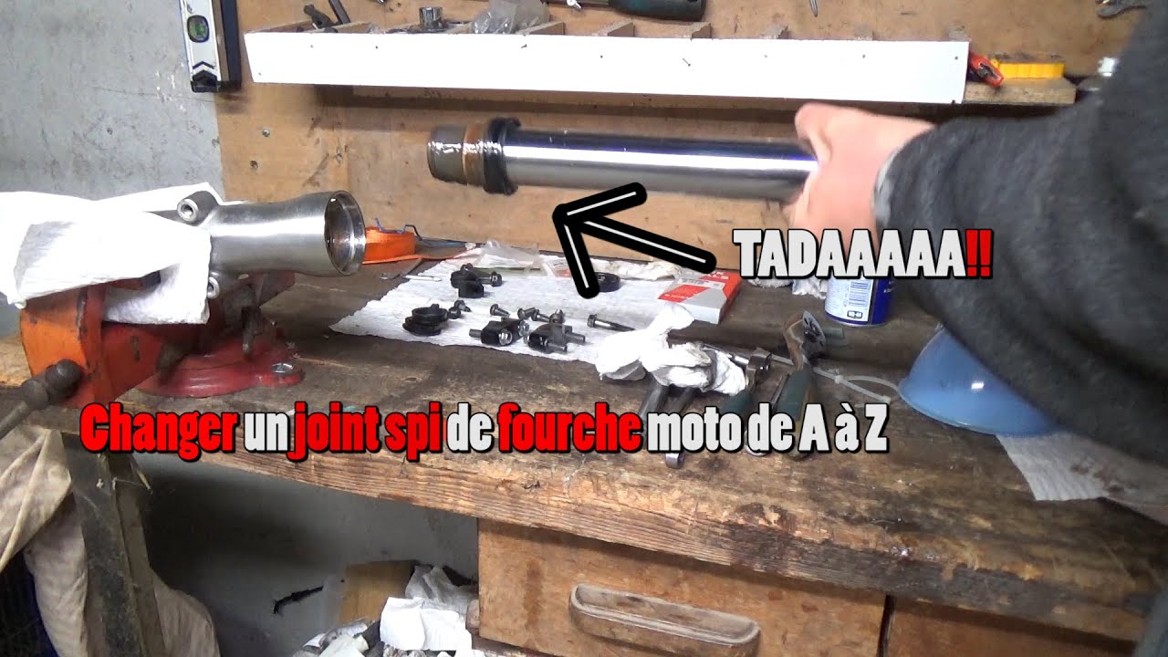Changer un joint spi de fourche moto de A à Z
