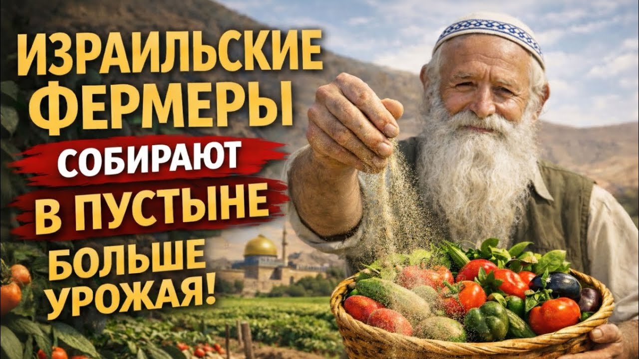 ИЗРАИЛЬ ВЫРАЩИВАЕТ В ПУСТЫНЕ — А МЫ ТЕРЯЕМ УРОЖАЙ НА ЧЕРНОЗЁМЕ