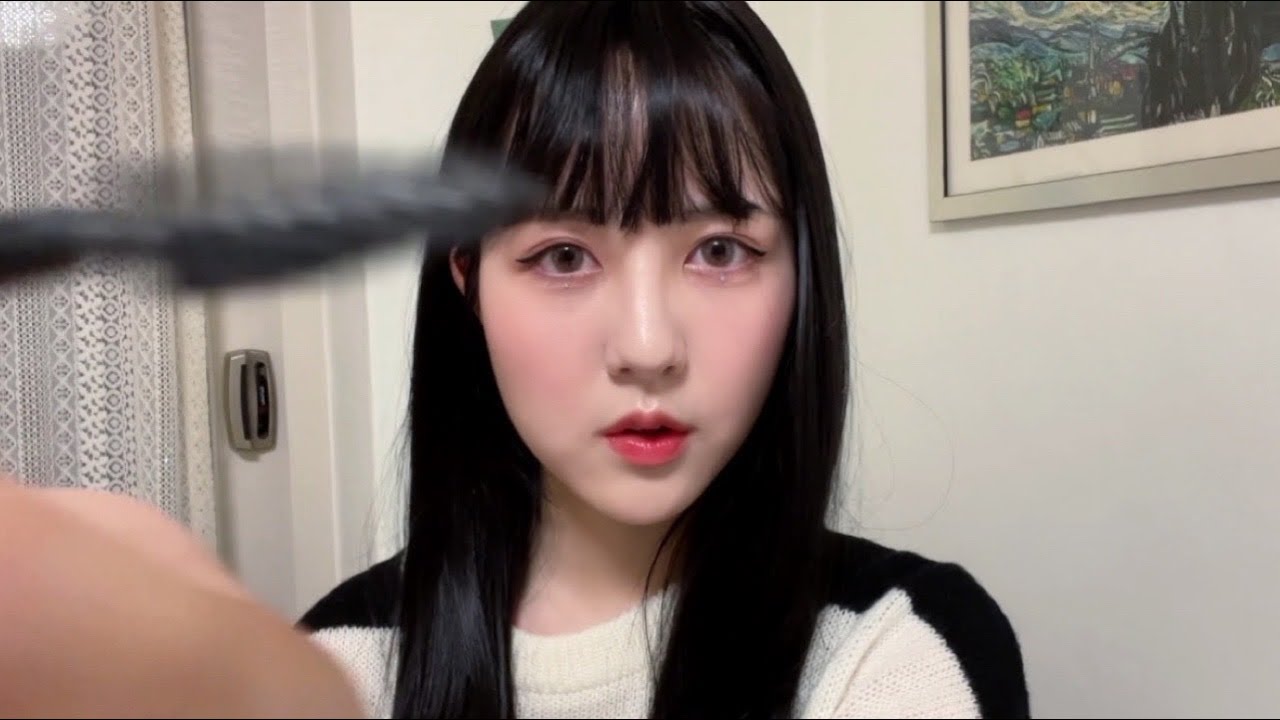ASMR 노토킹 빠른 메이크업 해주기💄ノートーキングで素早いメイクをしてくれる No talking sleepy fast makeup