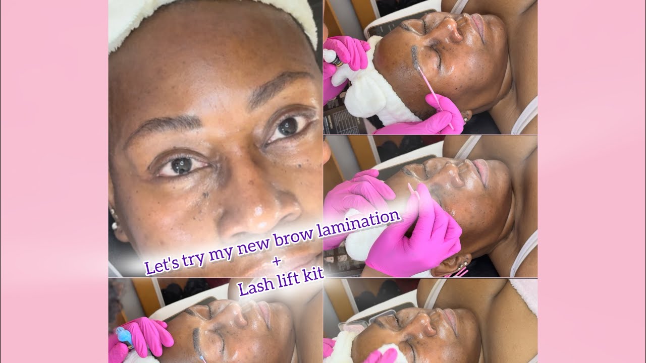 Let's Try My New BROW LAMINATION+ LASH LIFT Kit‼️‼️