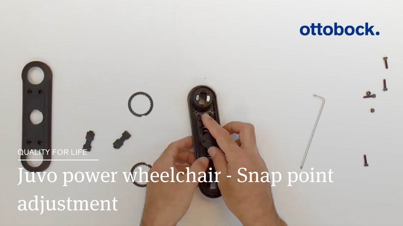 Juvo power wheelchair - Snap point adjustment | Ottobock