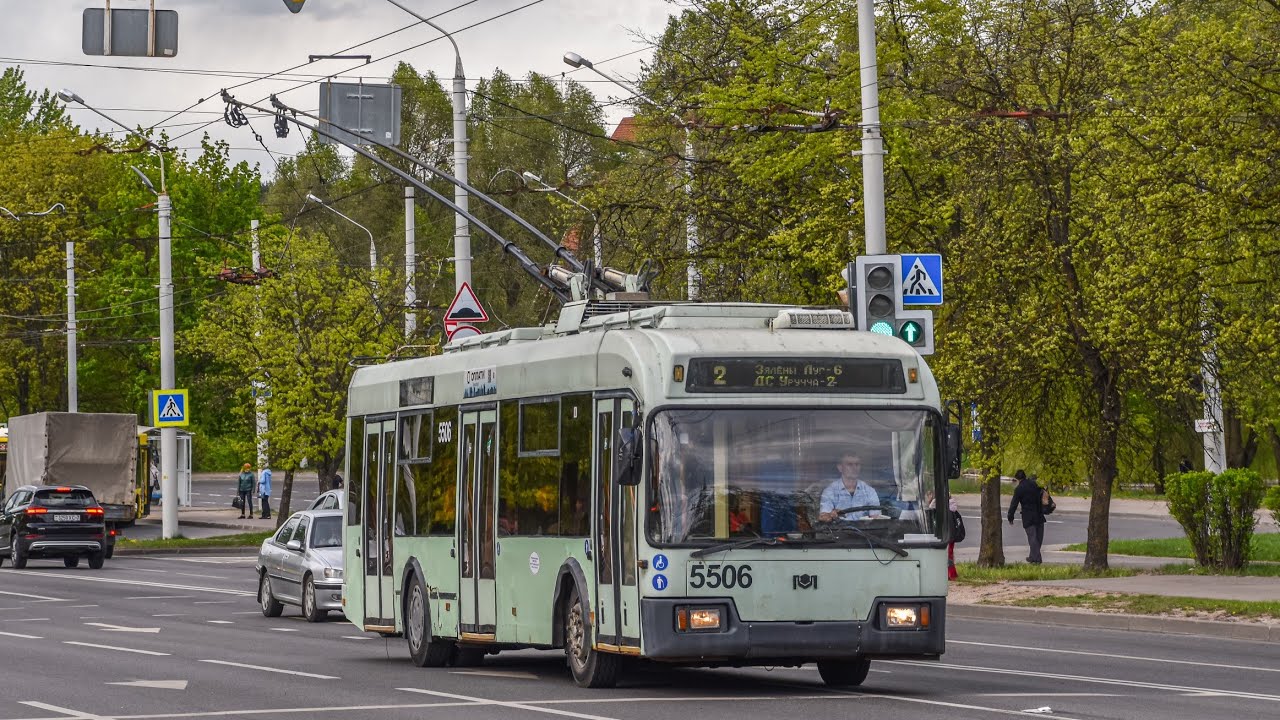 ПОЕЗДКА НА БКМ-321 (БОРТ.5506) маршрут 2