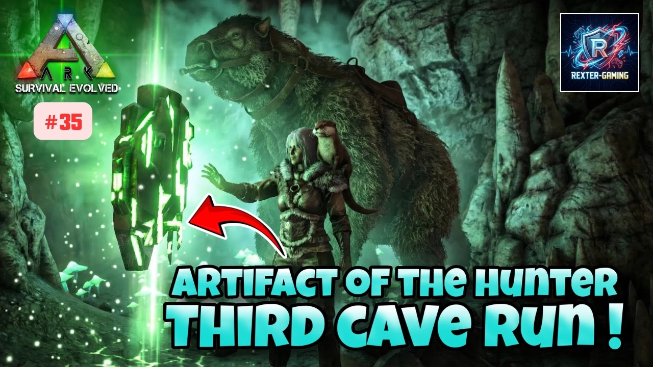 මකුළු බොසා Fight එකට අපි  Ready - Artifact of the Hunter🏆 | ARK The Island | EP35 | Sinhala Gameplay