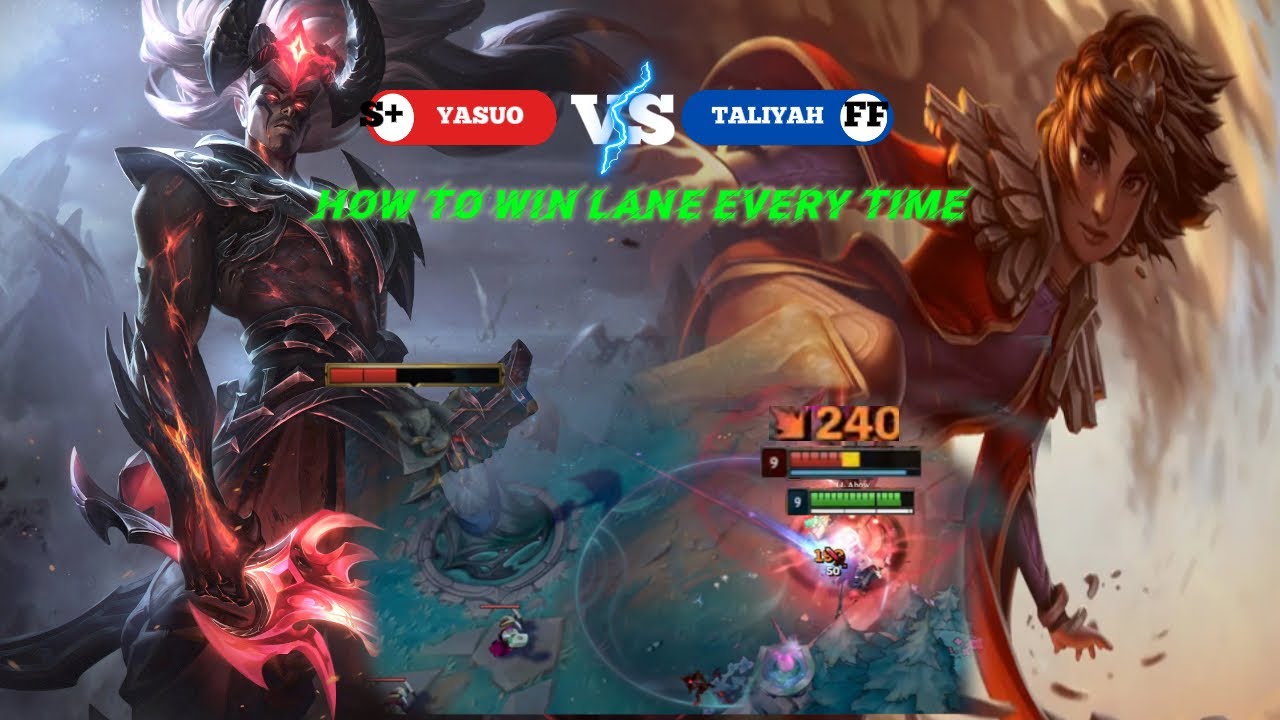 LL Abow - How to Win as Yasuo vs Taliyah every time! | Yasuo to Master