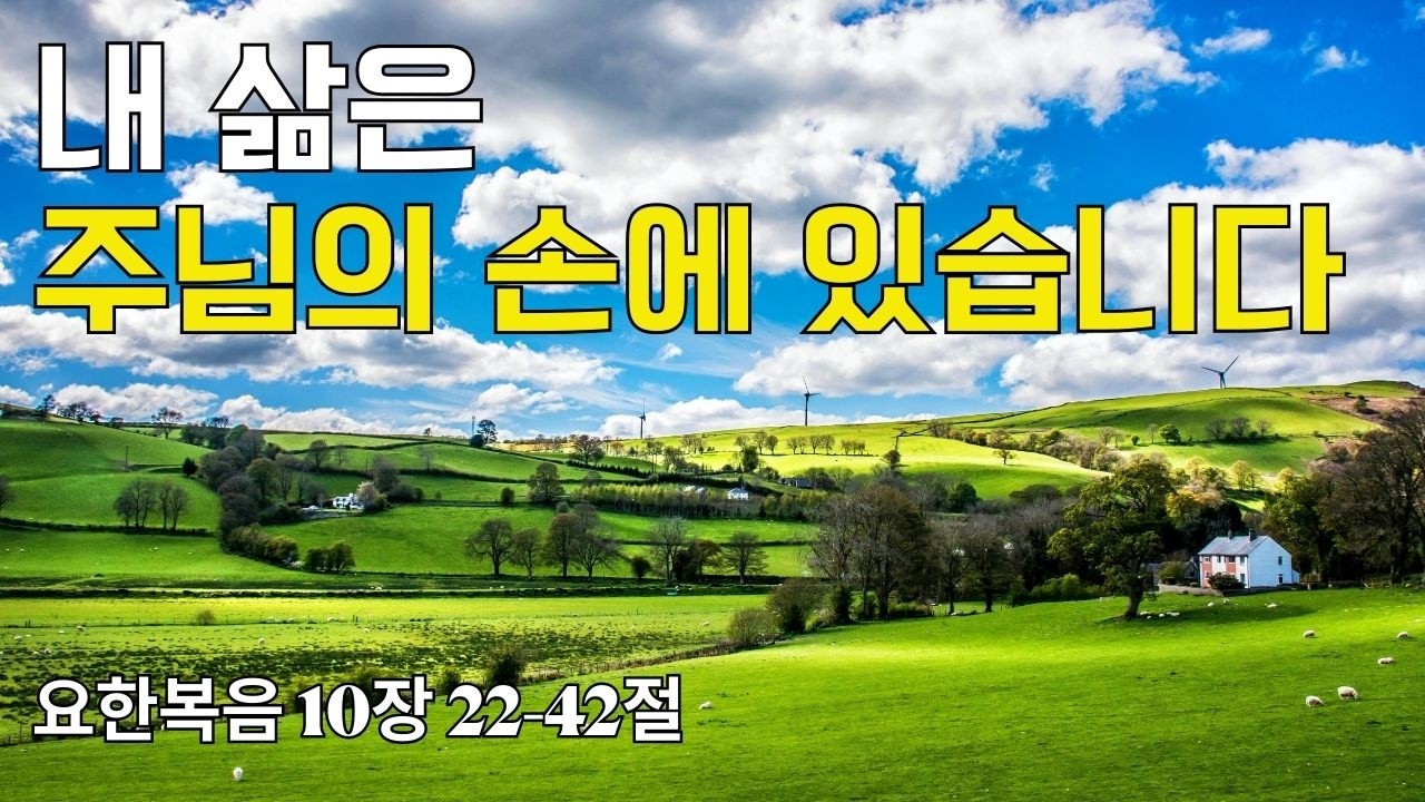 [ 매일성경 브런치 ] 요한복음 10장 22-42절(20260305)｜내 삶은 주님의 손에 있습니다｜큐티｜예배