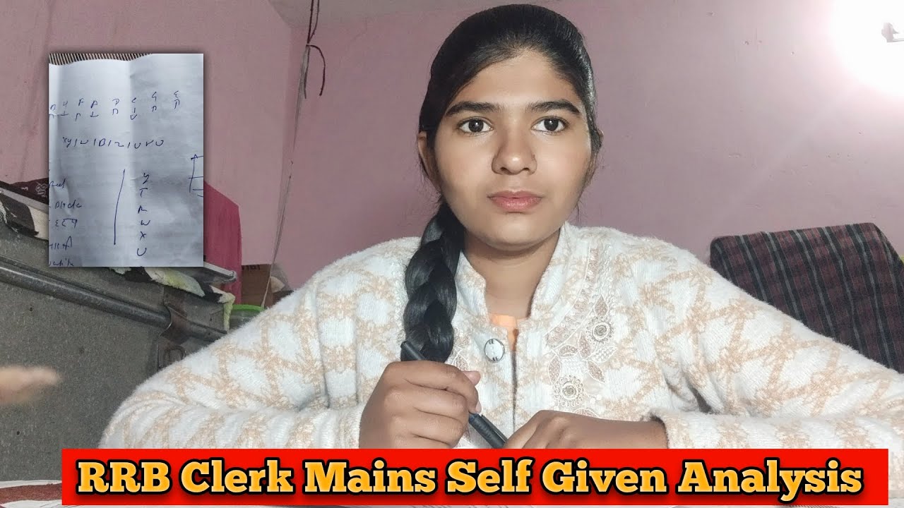 RRB Clerk Mains Self Given Analysis with Ans #bankexam #rrbclerk 