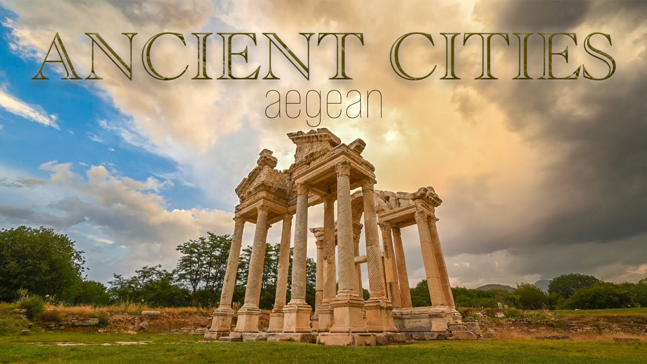 ANCIENT CITIES OF THE AEGEAN 4K | HISTORICAL PLACES WITH EPIC RELAXATION MUSIC