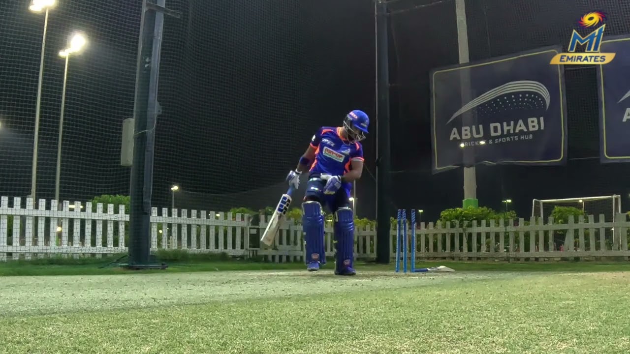 Nicholas Pooran | In the Nets - MI Emirates