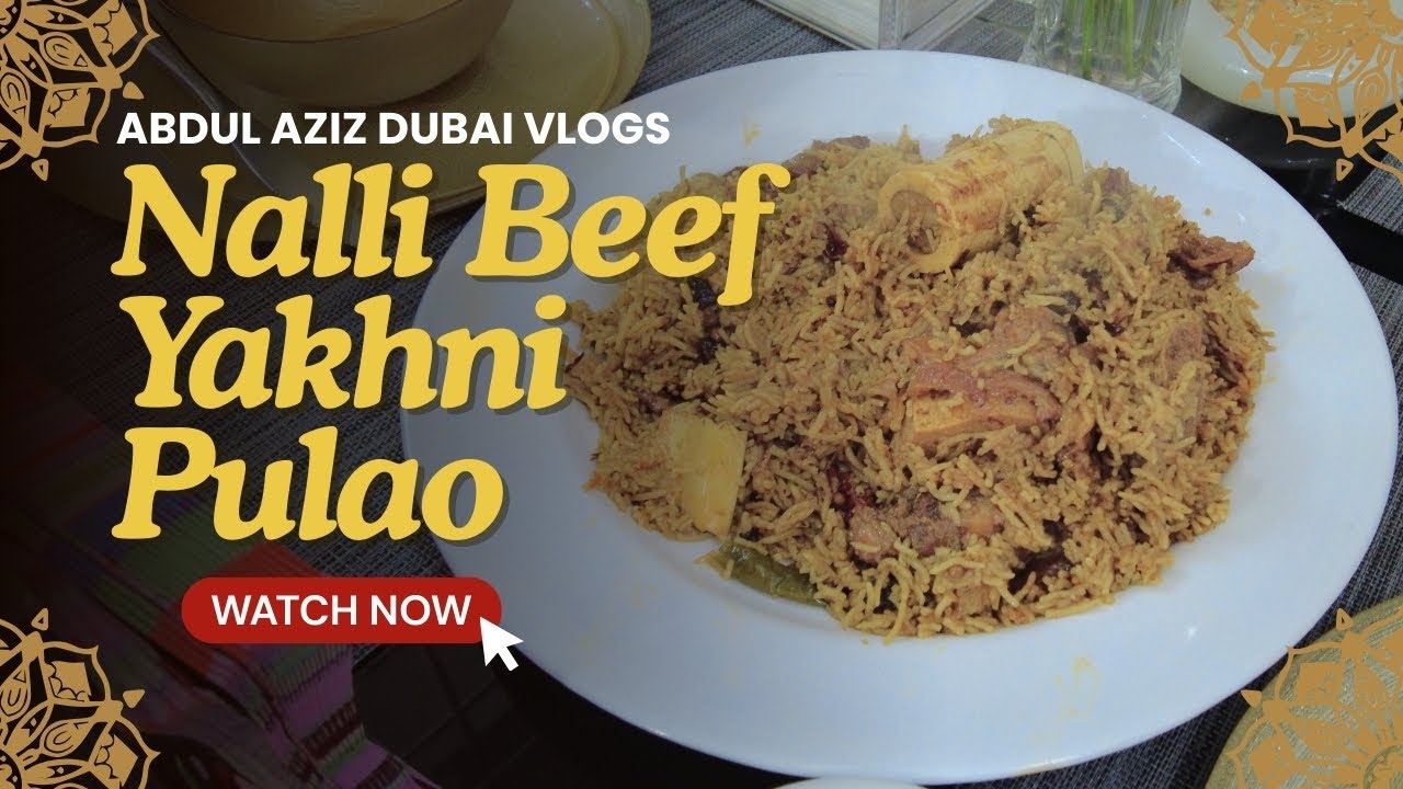Nalli Beef Yakhni Pulao 🍚 | Bone Marrow Beef Pulao | Authentic Desi Recipe