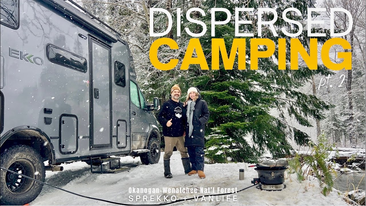 РАСПРЕДЕЛЁННЫЙ КЕМПИНГ И ИССЛЕДОВАНИЕ ВАШИНГТОНА | WINNEBAGO EKKO SPRINTER | VANLIFE | OFF-GRID, ...
