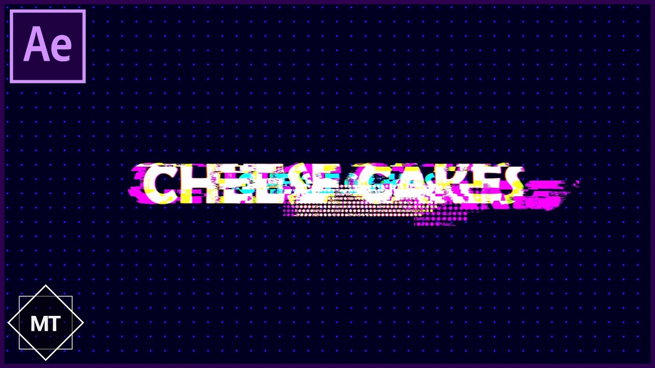 【プラグイン無し】簡単で超クールなグリッチエフェクトの作り方！【AfterEffects チュートリアル】
