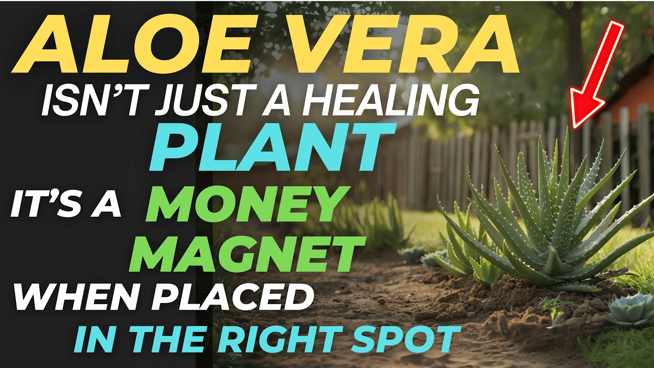 Plant Aloe Vera Here – Money Will Pour In Like a Waterfall | New Day Mindfulness